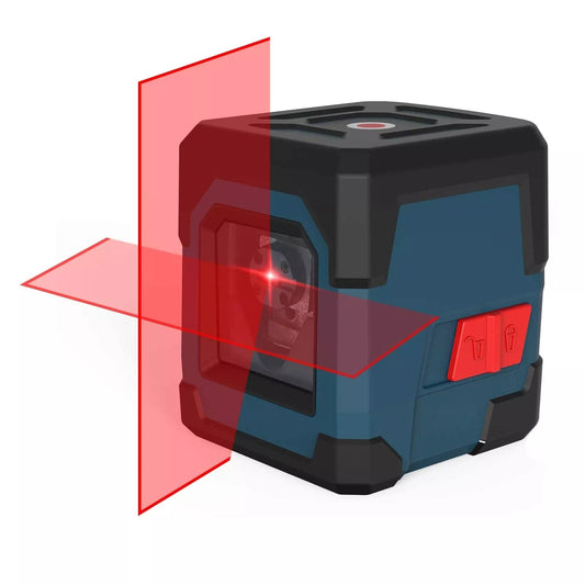 HANMATEK LV1 Laser Level Cross Line Laser with Measuring Range 50ft, Self-Leveling Vertical and Horizontal Line