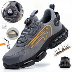 Work Sneakers Protective Shoes Safety Industrial Puncture-Proof Anti-smash Steel Toe Shoes