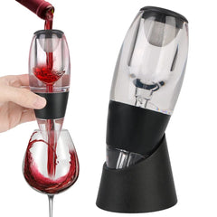 Red Wine Whisky Aerator Decanter Quick Sobering For Bar Party Kitchen Professional Dispenser Pourer With Filter and Base