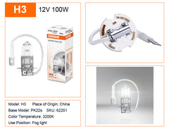 OSRAM Original H1 H4 H3 H7 12V 55W 65W 100W Yellow Light Standard Lamp 3200K Headlight Fog Lamp Car Halogen Bulb OEM Quality 1X