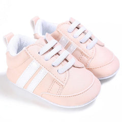 Newborn Baby Shoes Boy Girl Classical Sport Soft Sole PU Leather Multi-Color First Walker Crib Moccasins Casual Sneakers Shoes