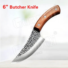 Fish Filleting Knife Stainless Steel Boning Knife Handmade Fishing Knife Kitchen Meat Cleaver Camping Cutter Chef Knives - Wowza