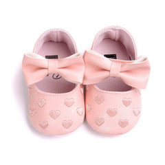 Baby Shoes Newborn Infant Boy Girl First Walker PU Sofe Sole Princess Bowknot Fringe Toddler Baby Crib Shoes Casual Moccasins