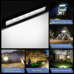 LED Led Light Bars Work Light 12V 24V Off road Spot Flood Combo LED Bar Work Light 4x4 Truck Boat SUV