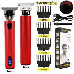 Electric Hair Clipper Hair Trimmer For Men Rechargeable Electric Shaver Beard Barber Hair Cutting Machine For Men Hair Cut