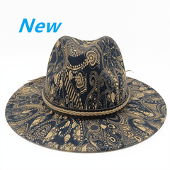 Rose red fedora hat new leopard print hat European and American men's and women's hat fedora jazz winter hat шапка женская