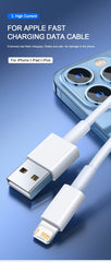 Iphone USB Cable For iPhone 14 13 12 11 Pro Max Mini 6 7 8 Plus XS X XR SE iPad 20W Phone Data Sync Fast Charging Wire Cord