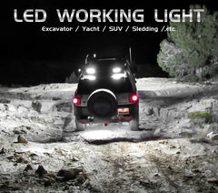 4inch LED Light Bar Yellow White Off Road Spotlight Work Light For Truck Tractor 4X4 Boat 12v 24v Headlight Fog Lamp