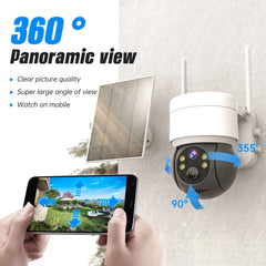 2.5K 4MP WiFi Wireless Outdoor IP Camera Solar Panel 1080P CCTV Security Camera Battery Long Standby ICsee Video Surveillance