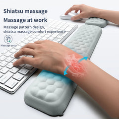 Keyboard Mouse Wrist Rest Office Typing Protection Relax Wrist Memory Foam Mouse Pad Computer Laptop Desk Mat