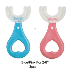 Toothbrush Children 360 Degree U-shaped Child Toothbrush Teethers Brush Silicone Kids Teeth Oral Care Cleaning