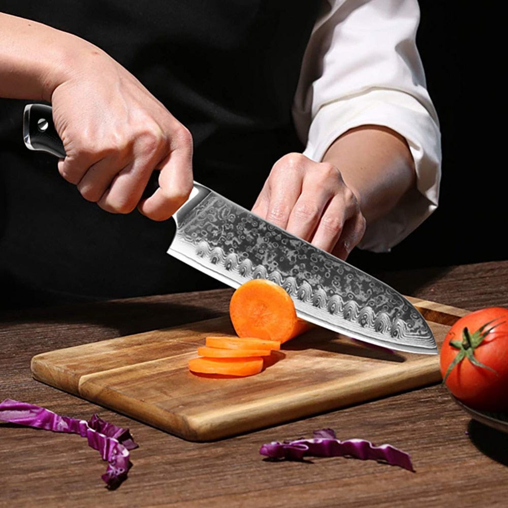 XITUO Damascus kitchen Knife 1-9PC 67 layers Japan Damascus steel Chef knife Sharp Sankotu Cleaver Boning Paring knife G10 handl - Wowza