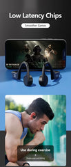 Lenovo X4 Bone Conduction Bluetooth Headphone Sports Earphone Waterproof Wireless Headset with Mic Ear Hook TWS Bass Hifi Stereo