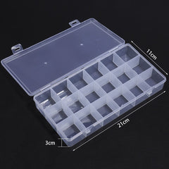 Plastic Jewelry Boxes Plastic Tool Box Adjustable Craft Organizer Storage Beads Bracelet Jewelry Boxes Packaging