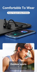 Lenovo X4 Bone Conduction Bluetooth Headphone Sports Earphone Waterproof Wireless Headset with Mic Ear Hook TWS Bass Hifi Stereo