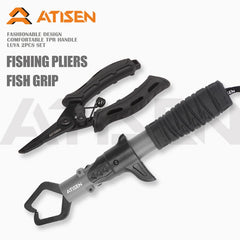 Stainless Steel Fishing Gripper Professional Fishing Lip Grabber Tool, Fish Grabber Clip Fish Control Tackle