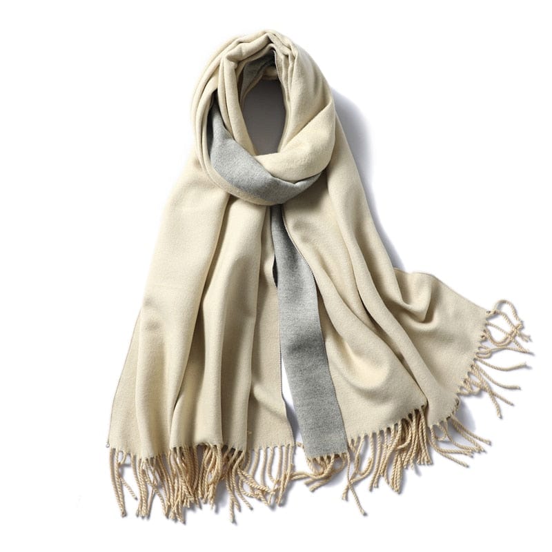 Winter Cashmere Scarf Women Thick Warm Shawls Wraps Lady Solid Scarves Fashion Tassels Pashmina Blanket Quality Foulard 2023 New