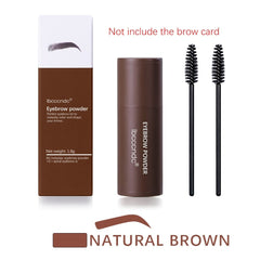 New Eyebrow Stamp Shaping Makeup Waterproof Brow Powder Natural Eye Eyebrow Stick Hair Line Contour Brown Black 6 Color