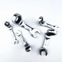 Compact Dual-Head Ratchet Wrench – Swivel Head & Quick-Release Design