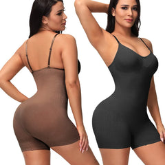 Open Crotch Bodysuit Shape wear Jumpsuit Body Shaper Compress Tummy Control Shapers Spandex Elastic Shape Seamless Smooth