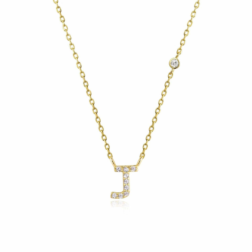 ANDYWEN 925 Sterling Silver Gold Small 26 Letters A- Z Zircon CZ Pendant Monogram Necklace Me 2020 Initial Alphabet M A Jewelry