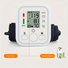 Blood Pressure Monitor Upper Arm Automatic Tonometer Digital Blood Pressure Meter BP Medical Sphygmomanometer Pulse