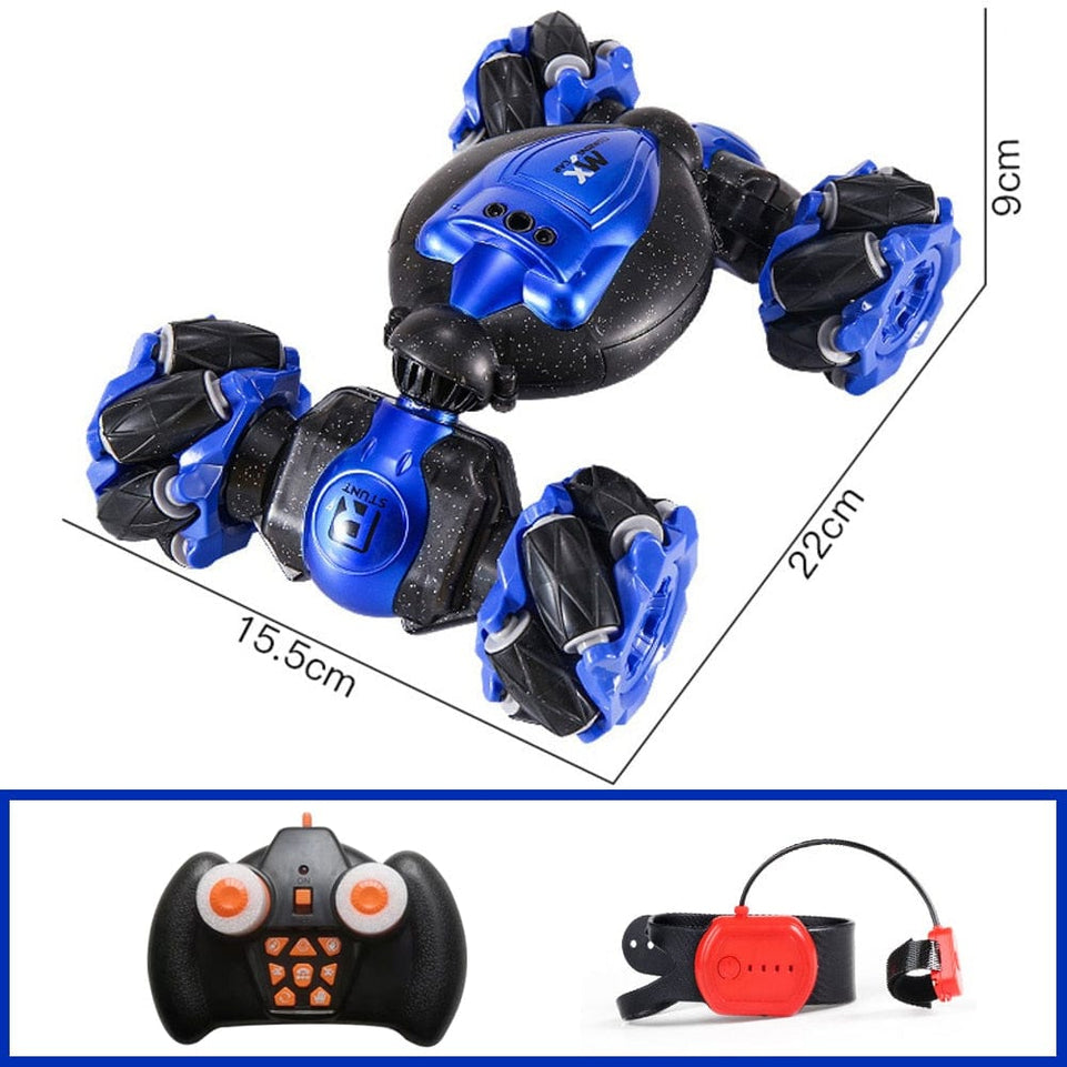 Stunt Twister Remote Control Car Toys 2.4GHz 4WD Twist- Desert Cars Gesture Control Remote Mountain Climbing Car Gift To Kids