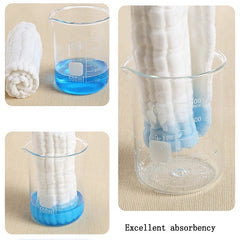 4PCS Baby Towel 100% Cotton Bath Towel 6 Layers Gauze Face Washcloth Squares Hand Wipe Newborn Bathing Feeding Kids Handkerchief