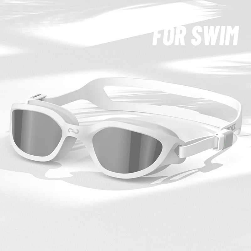 COPOZZ HD Adjustable Swimming Goggles  Anti-Fog UV Protection Swimming Glasses  Professional Silicone Swimming Glasses For Men
