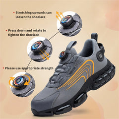 Work Sneakers Protective Shoes Safety Industrial Puncture-Proof Anti-smash Steel Toe Shoes