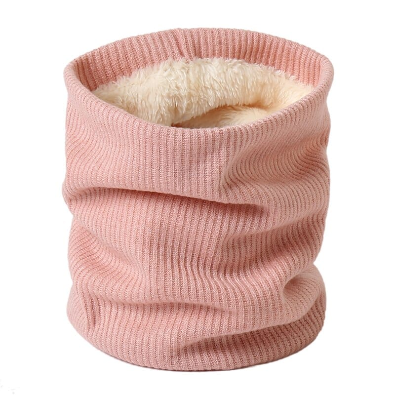 2022 New Neck Scarf Winter Women Men Solid Knitting Collar Thick Warm Velveted Rings Scarves High Quality Allmatch Muffler