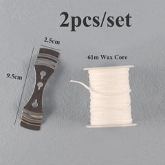 8-20cm 100 PCS Candle Wicks Smokeless Wax Pure Cotton Core for DIY Candle Making Pre-waxed Wicks Party Supplies