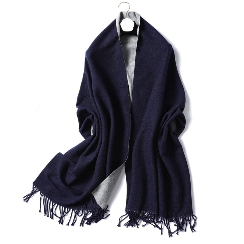 Winter Cashmere Scarf Women Thick Warm Shawls Wraps Lady Solid Scarves Fashion Tassels Pashmina Blanket Quality Foulard 2023 New