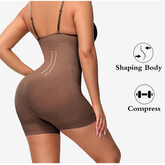 Open Crotch Bodysuit Shape wear Jumpsuit Body Shaper Compress Tummy Control Shapers Spandex Elastic Shape Seamless Smooth