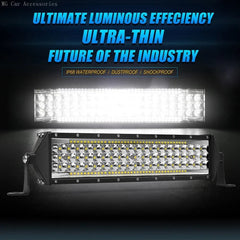 12inch 88LED 402W 5 rows LED Work Light Bar Spotlight Flood 12V 24V Offroad LED Light Bar For Truck Offroad 4X4 4WD Car SUV ATV