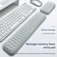 Keyboard Mouse Wrist Rest Office Typing Protection Relax Wrist Memory Foam Mouse Pad Computer Laptop Desk Mat