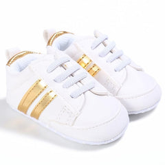 Newborn Baby Shoes Boy Girl Classical Sport Soft Sole PU Leather Multi-Color First Walker Crib Moccasins Casual Sneakers Shoes