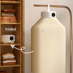 600W Folded Electric Clothes Dryer Smart Drying Rack Hang Dryer Machine Portable Travel Warm Air Dryer with Timing 220V