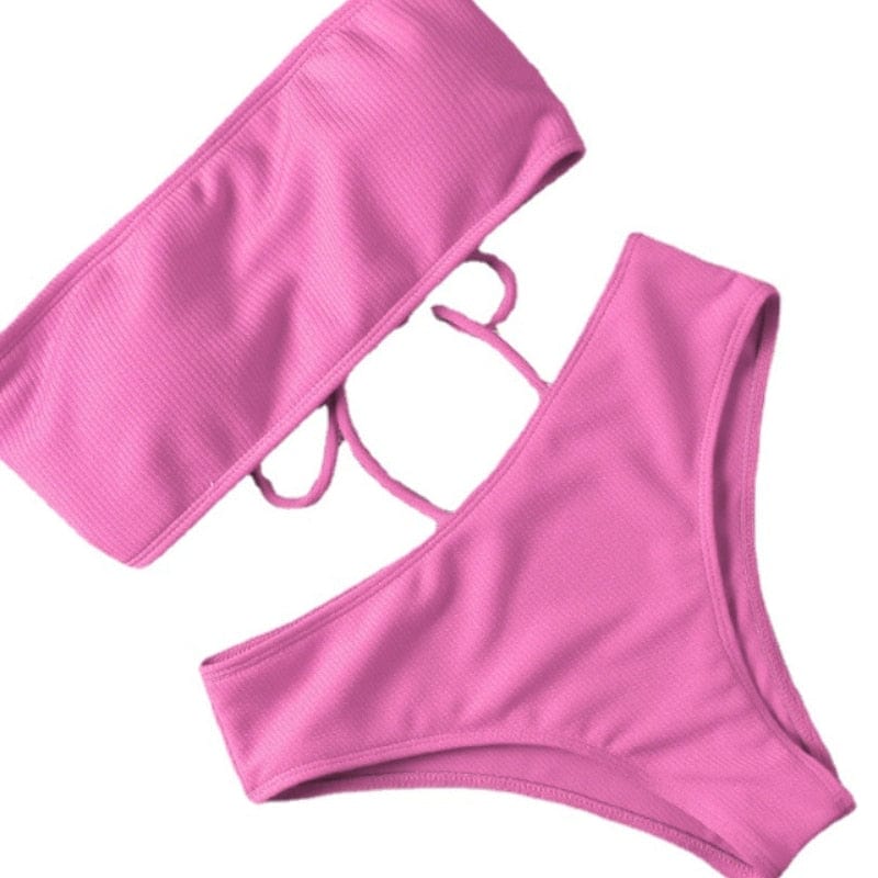 Summer Sexy Women Swimwear Bikini Set Bra Tie Side G-String Thong Beach Triangle Suit Swimsuit Bathing Suit Swimming Suit