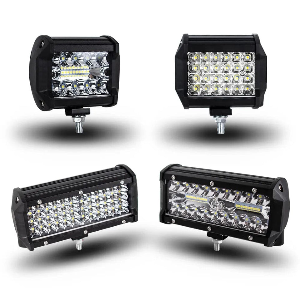 4-7 Inch  Led Light Bars 120W Combo Spot Flood Beam for Work Driving Off road Boat Car Tractor Truck 4x4 SUV ATV 12V 24V