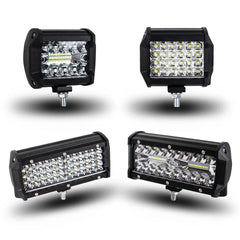 4-7 Inch  Led Light Bars 120W Combo Spot Flood Beam for Work Driving Off road Boat Car Tractor Truck 4x4 SUV ATV 12V 24V