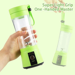 Portable Fruit Juice Blenders Personal Electric Mini Bottle Home USB 6 Blades Juicer Cup Machine For Kitchen