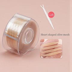 600Pcs/Box Big  Eyelid Tape Sticker Double Fold Self Adhesive Eyelid Tape Stickers S/L Makeup Clear Beige Invisible Tool