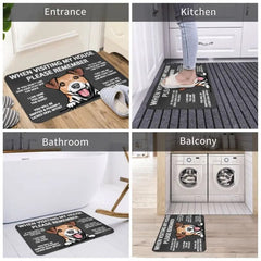 Your Pet Doormat Anti-Slip Kitchen Bathroom Mat Bedroom Balcony Floor Door Entrance Carpet Rug