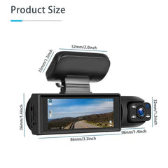 Dash Cam for cars, camera with IR Night Vision,Loop Recording, wide angle Car DVR Camera