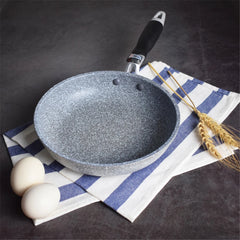 Stone Frying Wok Pan Non-stick Ceramic Pot Induction Fryer Steak Cooking Gas Stove Skillet Cookware Tool for Kitchen Set