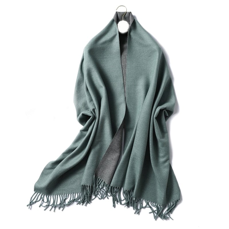 Winter Cashmere Scarf Women Thick Warm Shawls Wraps Lady Solid Scarves Fashion Tassels Pashmina Blanket Quality Foulard 2023 New