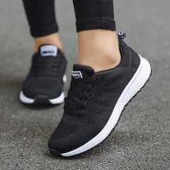 Sport Running Shoes Women Air Mesh Breathable Walking Women Sneakers Comfortable White Fashion Casual Sneakers Chaussure Femme