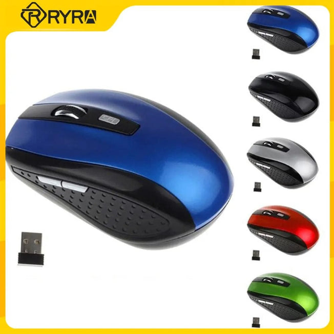 Wireless Mouse  Ergonomic Mouse 6 Keys 2.4GHz Gamer Computer Mouse Mice For Office