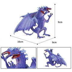 Hot Realistic Mythical Animal Model Dragon Figurines Simulation Monster Warcraft Firehawk Action Figure Children Colection Toys